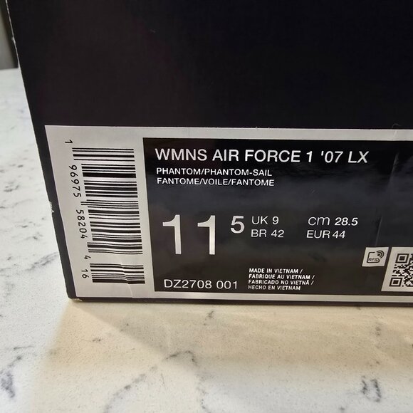 NEW Nike Air Force 1 '07 Low Phantom Croc DZ2708-001 MENS SIZE 10 NEW SHOES - Picture 10 of 15